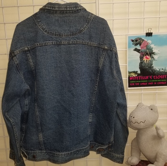 Stony River 80's Vintage Denim Button Jacket sz XL - Picture 2 of 8